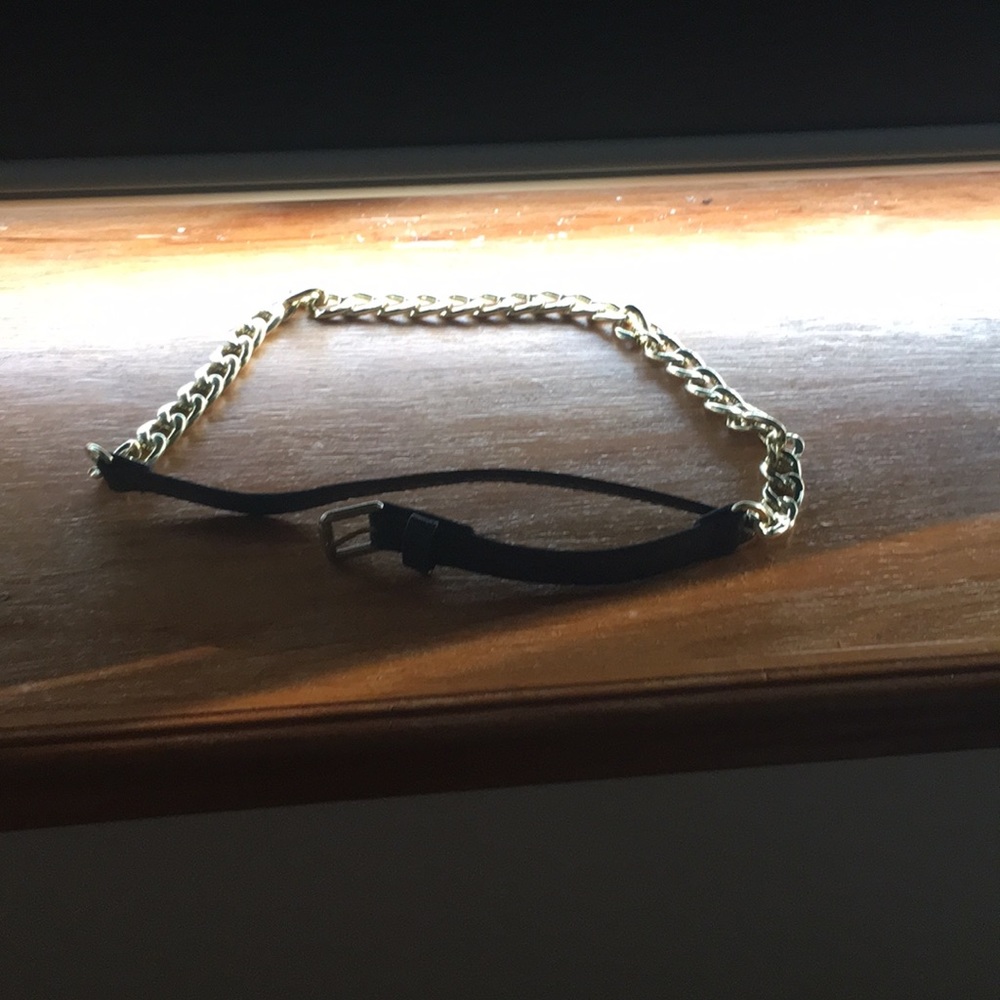 Gold chain belt